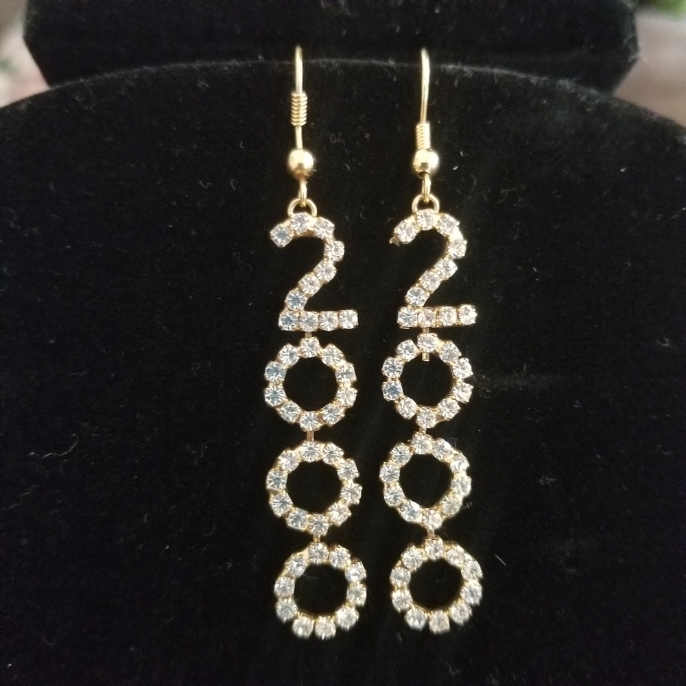 Y2k Drop Earrings Year 2000 Vintage